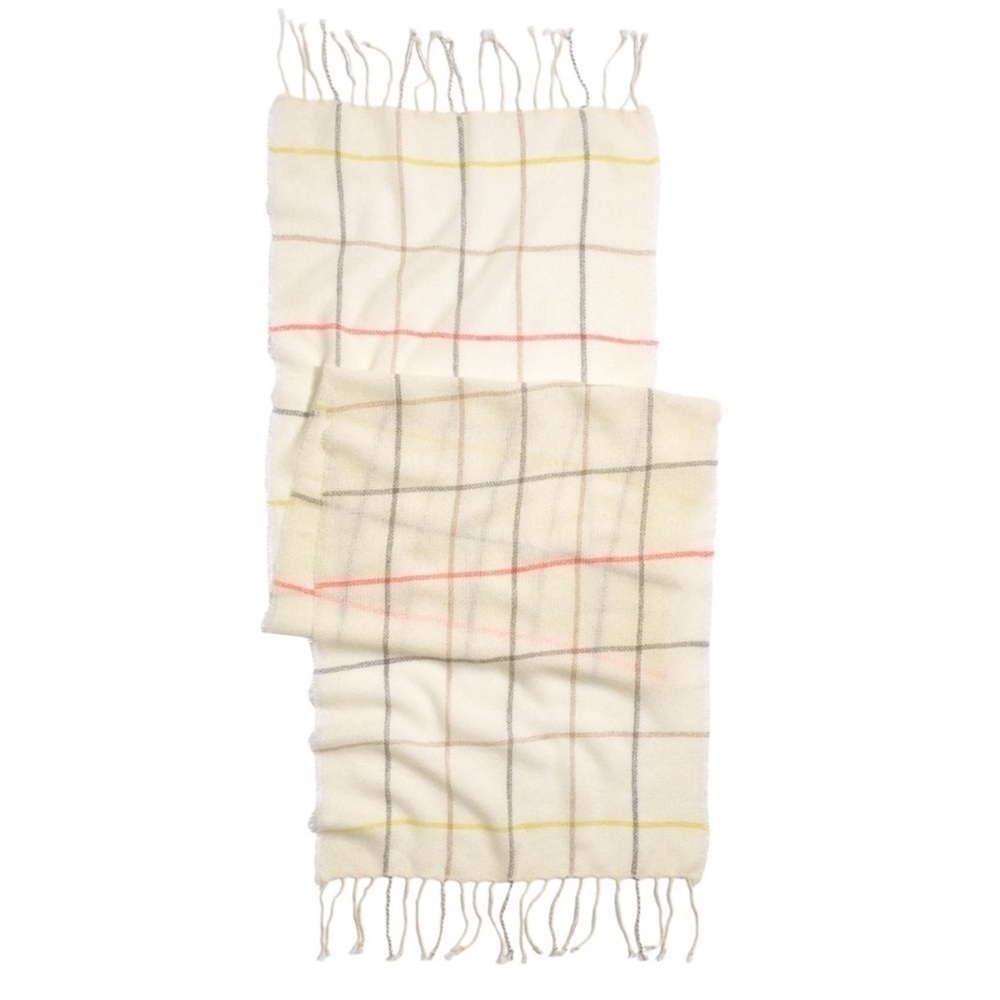 Madewell Gauzy Plaid Scarf New with tags 🧣 - Picture 1 of 9